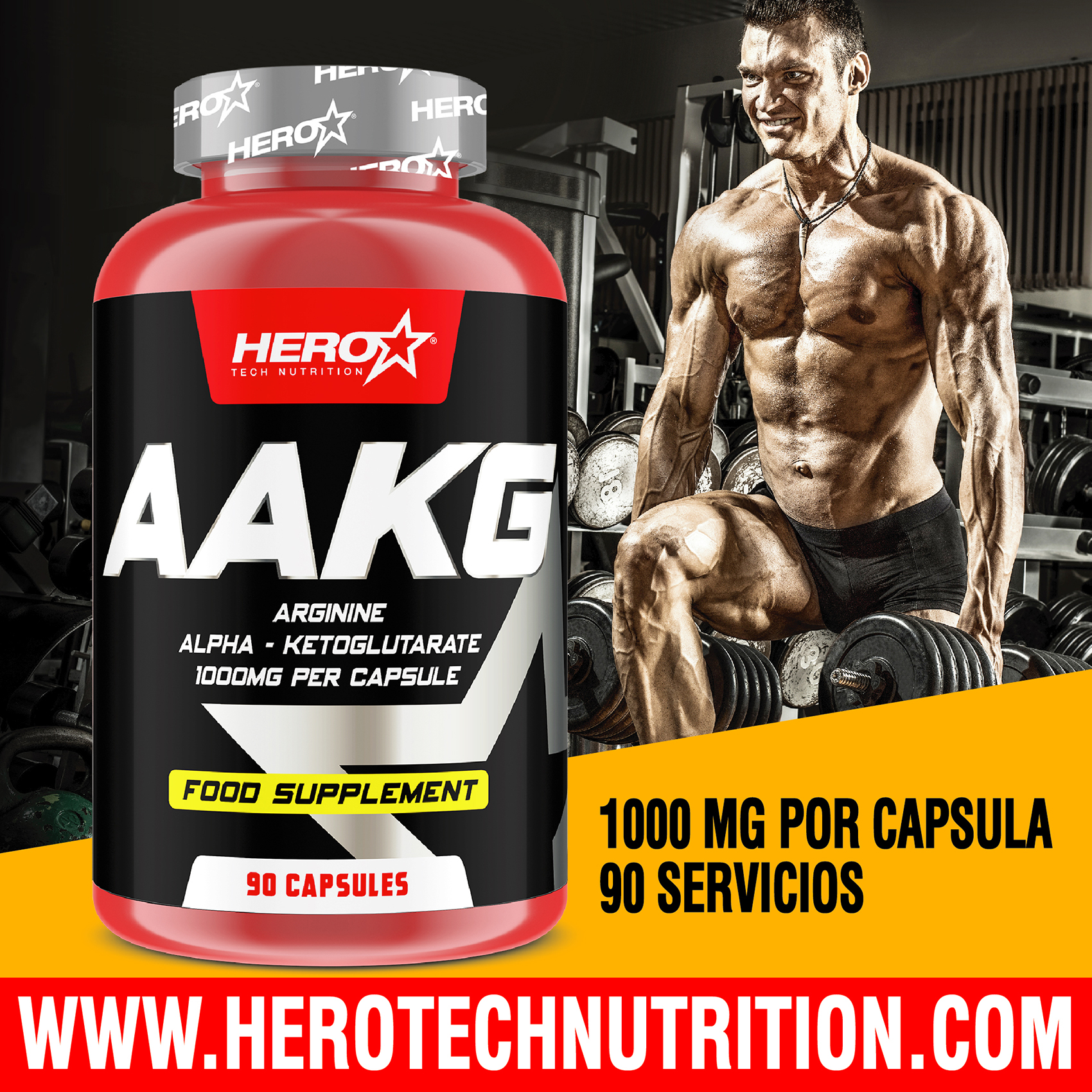 AAKG ARGININA AMINO ACIDO HERO TECH NUTRITION herotechnutrition ACIDO CITRICO herotechnutrition